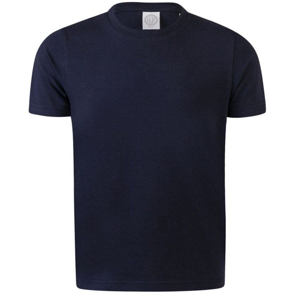 SF Childrens/Kids Feel Good Plain Stretch T-Shirt / White